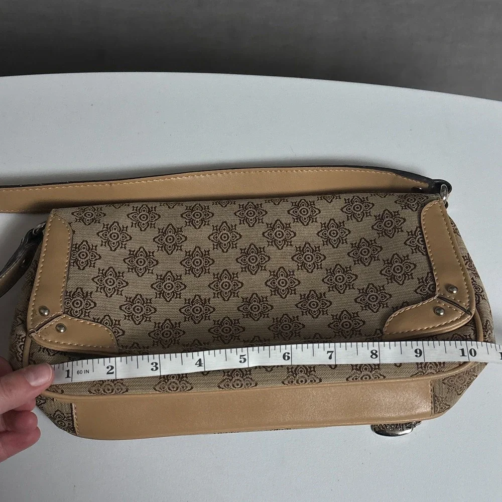 Vintage Liz & Co Baguette Brown Shoulder Bag Purse Small‎ Retro 90s y2k